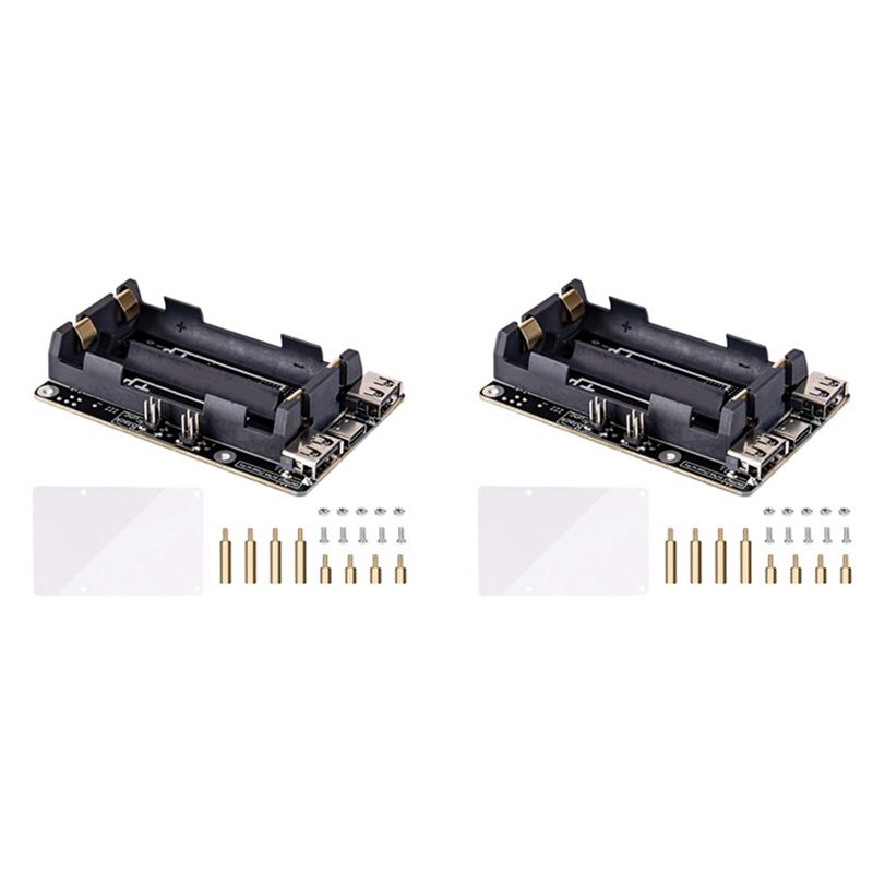 Delicate Texture-2X For Raspbe - Raspberry Pi Uninterrupted Power Supply Ups 18650 评论和价格